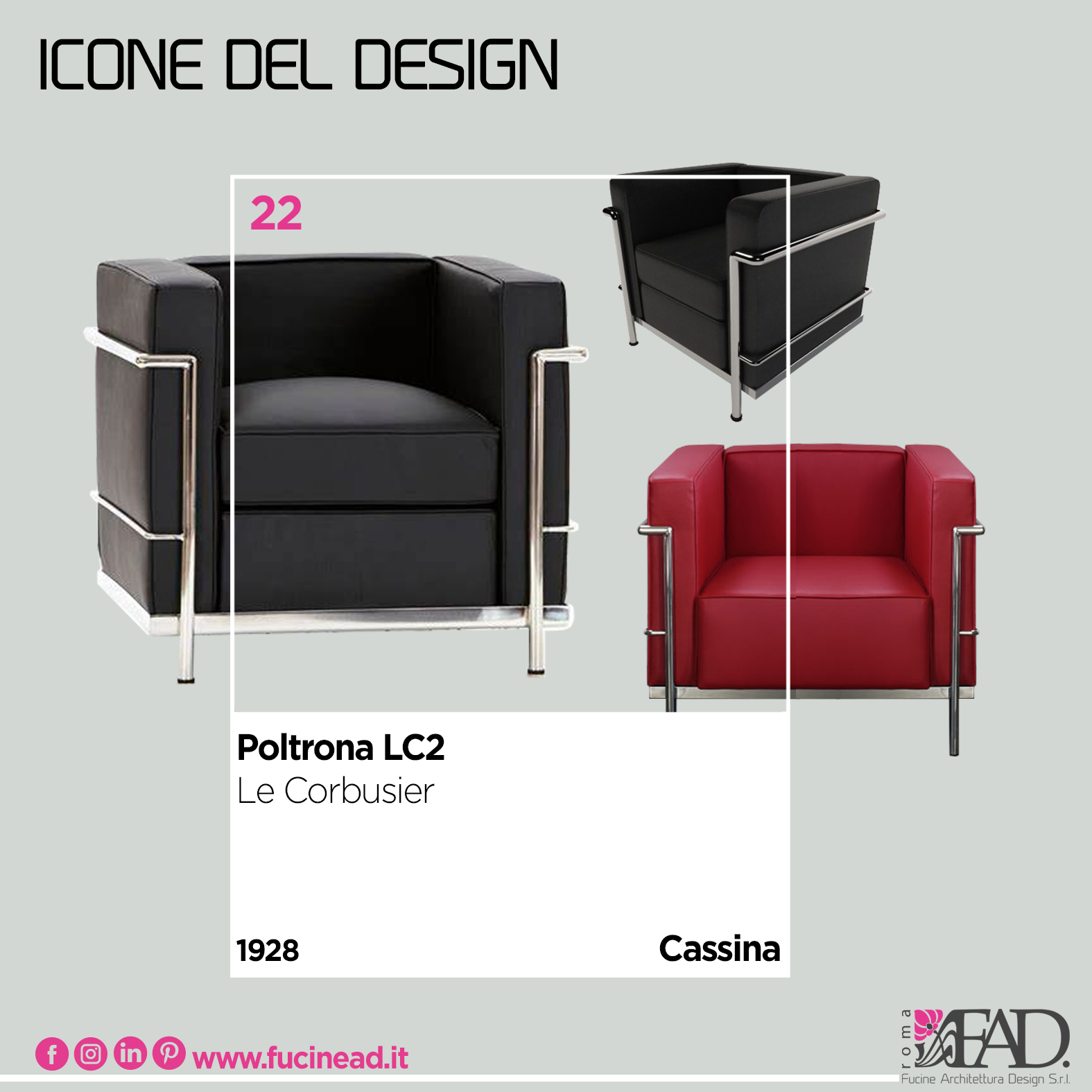 22 - Poltrona LeCorbusier-fad-fucine-studio-architettura-roma